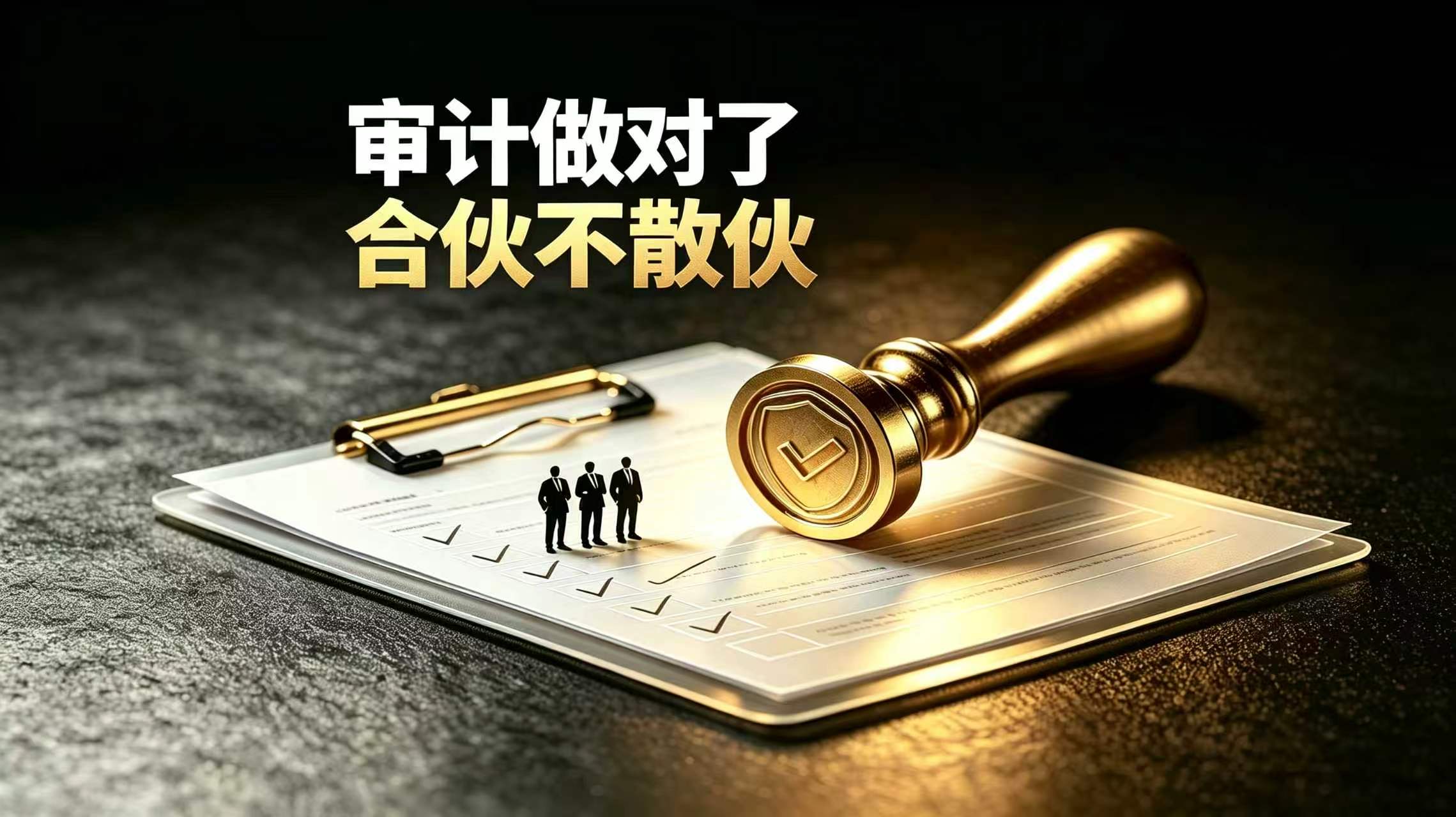 审计做对了 合伙不散伙